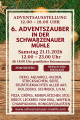 6. Adventszauber in der Schwarzenauer Mühle &copy; Marie-Theres Weber