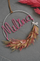 Floral Hoops & Worte aus Draht selbermachen