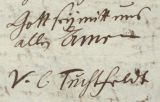 Handschrift Tuchtfelds © Johannes Burkardt