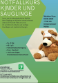 Flyer Kindernotfallkurs © Viktoria Worm