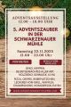 Flyer 5. Adventszauber in der Mühle